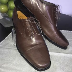 Cole Haan Brown Leather Lace up Oxford